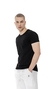 CAMISETA BÁSICA ESSENCIAL PRETO ESCURA - comprar online