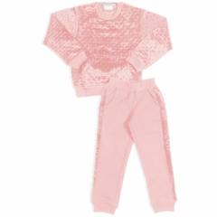 Conjunto Pipoca rosa