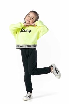 Conjunto Neon LOVE Cropped - comprar online