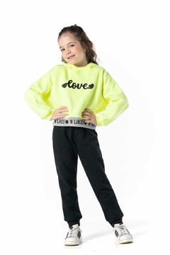 Conjunto Neon LOVE Cropped