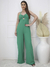 Macacão Moda Feminina Estampa Lisa Design Formal Sofisticado Perfeito p/ Festas - loja online