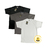 Kit 3 Camisetas Corrida Dry Fitness Tecido Furadinho Várias Cores Para treino - Clube 8