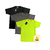 Kit 3 Camisetas Corrida Dry Fitness Tecido Furadinho Várias Cores Para treino - loja online
