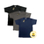 Kit 3 Camisetas Corrida Dry Fitness Tecido Furadinho Várias Cores Para treino