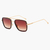 Óculos de sol com moldura quadrada punk para homens e mulheres Tony Stark ócul