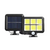 Luminária Solar Parede 120 Cob Sensor Presença 3 Funções