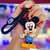 Disney Cartoon Anime Chaveiro para Crianças, Mickey Mouse Chaveiro, Minnie Lilo on internet