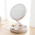 Espelho de mesa Luz Led Maquiagem Portátil Pilha USB Aumento até 10X - loja online