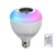 Lampada Bluetooth Led Caixa De Som Com Controle Remoto 12W Rgb - Clube 8