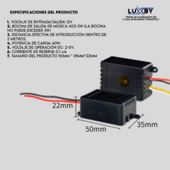 Sensores Duo de Movimiento 12V Mini Para Escaleras