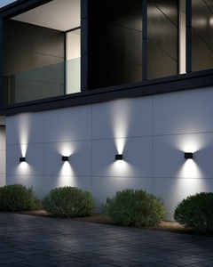 Imagen de Lámpara Pared Multiángulos LED Arbotante Negro Luz Cálida o Luz de Día Aplique de Pared Eco