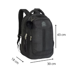 Mochila Jumper Preta Isiway - comprar online