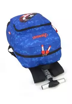 Mochila Rodas Escolar Juvenil Capitão América Azul - comprar online