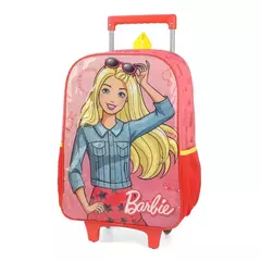 Kit Mochila Escolar Rodinhas + Lancheira Barbie - Luxcel - loja online