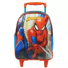 Mochila com Rodas Homem Aranha Spider Man X1 PRETO - Xeryus