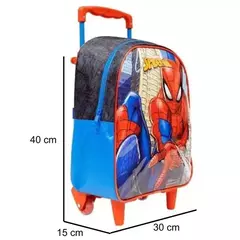 Mochila com Rodas Homem Aranha Spider Man X1 PRETO - Xeryus - Tanimil Bolsas Bagagens Mochilas e acessórios