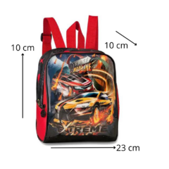 Kit Mochila Infantil Meninos Rodinha Estojo Lancheira Fast Machine Carros Escolar Clio - Clio Style - Tanimil Bolsas Bagagens Mochilas e acessórios