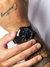 Relógio Masculino Minimalista Preto Aço Inox Vanglore 4355a 40mm - comprar online