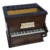 Mini Piano Porta treco para canetas, clips, borracha, papel, etc