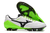 Chuteira Mizuno Wave Ignitus Japan Branco e Verde - Campo - Lançamento 2024/25