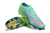 Chuteira Nike AIR Zoom Mercurial Vapor 16 Elite XXV Verde com Azul - Campo - Lançamento 2024/25 na internet