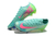 Chuteira Nike AIR Zoom Mercurial Vapor 16 Elite XXV Verde com Azul - Campo - Lançamento 2024/25