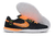 Chuteira Nike Streetgato Preto e Laranja - Futsal - Lançamento 2024/25