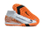 Chuteira Cano Alto Nike Air Zoom Mercurial Superfly IIX Elite Branco e Laranja - Society - Lançamento 2024/25 - comprar online