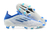 Chuteira Adidas X Speedportal Elite Branco com Azul - Campo - Lançamento 2024/25 - comprar online