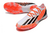 CHUTEIRA FUTSAL ADIDAS - X SPEEDPORTAL -BRANCA COM DETALHES LARANJA E PRETO