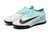 Imagem do CHUTEIRA SOCIETY NIKE - PHANTOM GX - AZUL CIANO COM DETALHES BRANCOS