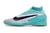 CHUTEIRA SOCIETY NIKE - PHANTOM GX - AZUL CIANO COM DETALHES BRANCOS - CANO LONGO - Fut Nix | Artigos Esportivos