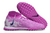 CHUTEIRA SOCIETY NIKE - PHANTOM GX - ROXO CIANO COM DETALHES BRANCOS - CANO LONGO