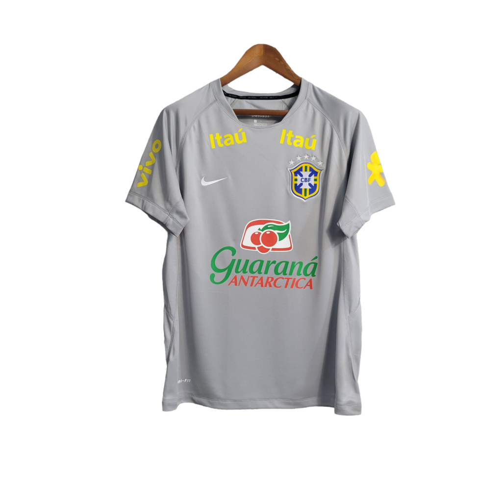 Camisa Seleção Brasileira Treino Todos os Patrocínios Torcedor