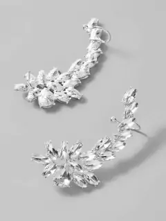 BRINCO FLOR PRATA EAR CUFF - comprar online