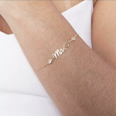 PULSEIRA "MÃE" COM STRAS