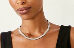 CHOKER MALHA PRATA