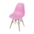 Cadeira Eames DKR C/ Base Madeira e Concha Em Polipropileno