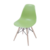 Cadeira Eames DKR C/ Base Madeira e Concha Em Polipropileno - comprar online