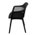 Cadeira Mena Em Polipropileno C/ Assento Estofado Revestimento PU - Cadeiras Design