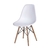 Cadeira Eames DKR C/ Base Madeira e Concha Em Polipropileno - comprar online