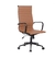 Cadeira Office Sevilha Alta, Estrutura Aço(Preto), Assento C/ Revestimento PU - comprar online