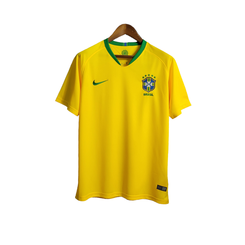 Camisa Seleção Brasil I 18/19 Torcedor Nike Masculina - Amarela