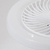 Ventilador de teto elétrico com luz LED, controle remoto, rotação de 360 °, - comprar online