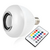 Lampada Bluetooth Led Caixa De Som Com Controle Remoto 12W Rgb Luz Colo