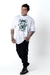 Camiseta Oversized gola padre branca DTF - loja online