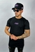 CAMISA T-SHIRT PRETA COM LOGO ROXO CBZ CLOTHING