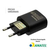 Fonte Carregador Aparelhos USB Tomada Plug Adaptador Preto na internet