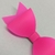 Laço clássico P silicone rosa pink