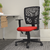 Cadeira Escritório Giratória Sit Secretária Executiva Preta | Ambientada | Mirage Móveis
